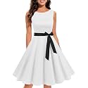 Gardenwed Women39s Vintage Dress Sleeveless Cocktail 1950s