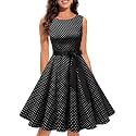 Gardenwed Women39s Vintage Dress Sleeveless Cocktail 1950s