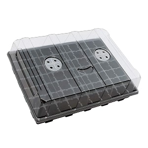 gardzen 5-set garden propagator set smiling face seed tray kits with 350-cell seed starter tray with dome and base 1834 x 1434 70-cell per tray