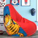 Garfield XXXL GARFIELD Bean Bag For Young Adults Teardrop Bean Bag  With Bean Filling (Red)