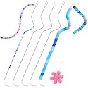 GarfxG 5 PCS Curved Beading Needles, Stainless Bead Spinner Needles