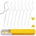 GarfxG 8 PCS Beading Needles, 7.48 in Stainless Bead Spinner Needles