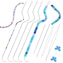 GarfxG 9 PCS Beading Needles Set, 3 Different Types Bead Spinner Needles