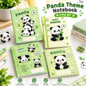 GARGANDASSOCI Panda Theme A5 Notebook Single Line