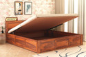 GARGHANDICRAFTS Sheesham Wood BedCot BedPalang For Bed