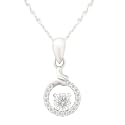 Gargi by P.N. Gadgil and Sons | 925 Sterling Silver | Pendant with Cable Chain | Gifts for Girlfriend, Women &amp; Girls | With Certificate of Authenticity &amp; Hallmark