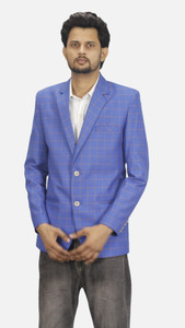 gargian master cut checkered single breasted formal party men blazer