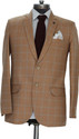 gargian master cut Checkered Single Breasted Formal, Party Men Blazer