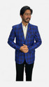 gargian master cut Checkered Single Breasted Formal, Party Men Blazer