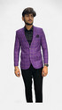 gargian master cut Checkered Single Breasted Formal, Party Men Blazer