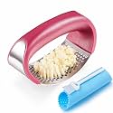 Garlic Press Rocker Garlic Pounding Tool Stainless Steel Crusher Mincer Clove Masher Mincing kitchen Innovative Tools
