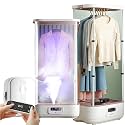 Garment Steamer - Collapsible Automatic Wireless Vertical Steam Iron for Clothes &amp; Fabric, One-Key Care, Odor Elimination &amp; Quick Drying