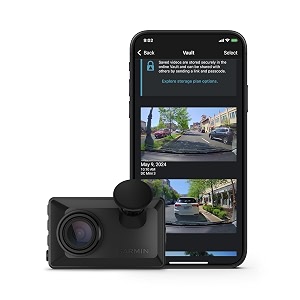 garmin dash cam x110 compact 1080p hd dash cam with a 140-degree field of view built in clarity polarizer voice controlled gps 24 display automatic recording