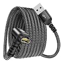 Garmin Watch Charger Cable Right Angle Fast Charging Nylon Braided 6.6ft