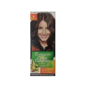 garnier color naturals brown - shade 4 pack of 2