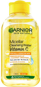 garnier vitamin c micellar water makeup remover
