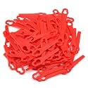 100 Pack Trimmer Blades Replacement, ABS Plastic Grass Trimmer Blades Compatible with FRT18A FRT18A1 FRT20A1 and Art 46155, Garden Weed Eater Cutting Blades