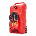 Garvee 16 Gallon Gas Can, Fuel Tank Container with 10 FT Manual Siphon Pump
