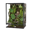 Garvee 45 Gallon Reptile Tall Glass Terrarium, 24" x 18" x 24" Reptile Tank Double Hinge Door with Top Screen Ventilation, Easy Assembly (45 Gallon)