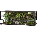 Garvee 67 gal Reptile Tall Glass Terrarium, 48 in x 18 in x 18 in Reptile Tank Double Hinge Door with Top Screen Ventilation, Easy Assembly