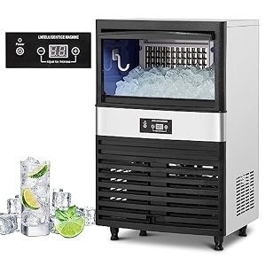 GARVEE Commercial Ice Maker Machine 80 LBS