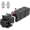Garvee Hydraulic Power Unit, 220V 15 QT Car Lift Hydraulic Pump Power Unit, Single Phase Hydraulic Power Unit, with 14 L Plastic Tank, Electric Hydraulic Power Unit, Used for Car Maintenance