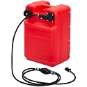 GarveeTech Marine Tank, 6 gal Outboard Marine Boat Transfer Tank with 9.8 ft Hose, Gauge, I-Shaped Handle, Easy to Carry for Outboard Engine Boats,Fishing Boat, Deck Boat,Yacht