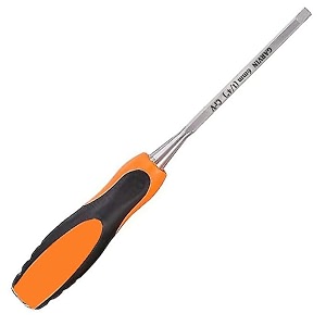 bevelled edge wood chisel for wood carving and other woodworking job - heat treated chrome vanadium steel - 6mm 1434