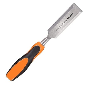 bevelled edge wood chisel for wood carving and other woodworking job - heat treated chrome vanadium steel - 38mm 1-1234