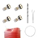 Gas Can Vent Cap, 4 Pack Fuel Gas Can Vent Caps Gas Can Replacement Vent Plugs, Fuel Gas Tank Vent Caps Enhances Flow for Faster Refills