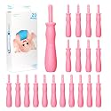 uhfi Gas and Colic Reliever for Babies, 20 Count Natural Solution Effective Instant Constipation Gas Relief for Babies Boys Girls Colic and Gas Relief, Pink