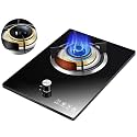 Gas cooktop Desktop Burner Cooker gas hob Hob, Desktop/Embedded Home Kitchen Single Stove ，With Flame Failure Protection，Easy To Clean(B,LPG)