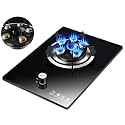 Gas cooktop Desktop Burner Cooker gas hob Hob, Desktop/Embedded Home Kitchen Single Stove ，With Flame Failure Protection，Easy To Clean(D,LPG)