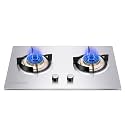 Gas cooktop Desktop Burners Hob Hob/Built-in,Propane/Natural Cooker Stove LPG/NG Dual Fuel Stainless Steel,Easy To Clean [Energy Class A](B,LPG)