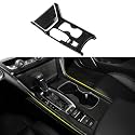 Car Gas Gear Shift Panel Decals for 2018-2022 Honda Accord 10th Gen Accessories ABS Carbon Fiber Stickers