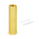 GASHER 1/2" FNPT Brass Long Nipple 3" Length Pipe Fitting