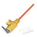 GASHER 1/2" NPT RV Water Heater Temperature & Pressure Relief Valve with Epoxy-Coated Probe, For Hot Water Heater Tanks