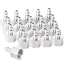 GASHER 20PCS 1/2-Inch NPT Female Industrial Air Tool Fitting, 1/4-Inch High Flow Pneumatic Plugs Max Working Pressure 300PSI