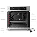 GASLAND 24 Inch Gas Wall Oven, ETL Certified Natural Gas Oven