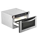 GASLAND 24 Inch Microwave Drawer, 1.2 Cu.ft, 1000W Power, Soft-Close Drawer, Fits 12” Pizza, Sensor Reheat, 11 Power Levels, Child Lock, Stainless Steel