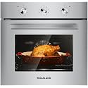 GASLAND 24 Inch Wall Oven Electric, 3200W Convection Single Wall Oven with Rotisserie, 9 Functions, 3-Layer Glass Door, Knob Control, 65L Capacity, ETL Certified, Stainless Steel, 240V