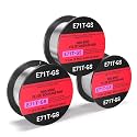 Gasless Flux Core Mig Wire, Mild Steel E71TGS .035-Diameter, 2-Pound Spool (0.035-Inch 2LB * 3PACK)