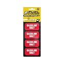 Gasoline Only Sticker, Gas Labels for Fuel Cans, Mowers, Boats, Outdoor Power Equipment - Weather Proof, Extreme Stick, Commercial Grade Labelss by Fuel Stickers - USA Made (2x1 inch), 40 Labels