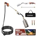 GASPRO Propane Torch Weed Burner with Self-Igniting, 12.5 FT Hose
