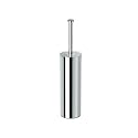 Gatco 1481 Latitude II Slender Toilet Brush Holder, Freestanding Bathroom Toilet Brush Set, Chrome