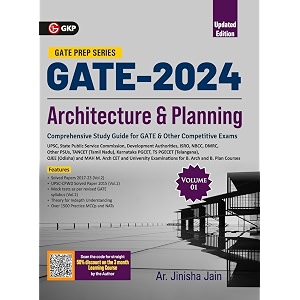 gate 2024  architecture amp planning vol 1 - guide by ar jinisha jain