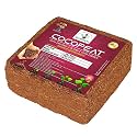 Kraft Seeds Cocopeat - 5 Kg Block |Expands up to 25 Liters |Coconut Fibre Compost for Plant |Fertilizers for Home Garden |Plant Growth Booster |Organic Manure for Pot Plants |Soil Mix for Home Garden