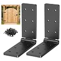 Gate Hinges,270° Solid Double Layer Butt Hinge for Gates,Fence Doors