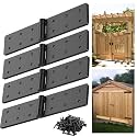Gate Hinges,270° Solid Double Layer Butt Hinge for Gates,Fence Doors
