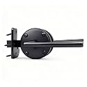 Gate Latch for Wooden Fence Double Side Gate Latch Heavy Duty Swinging Door Latch Gate Hardware for Outdoor Fence, Wooden Gates, Pool Gate, Backyard, Gardens（ RH）